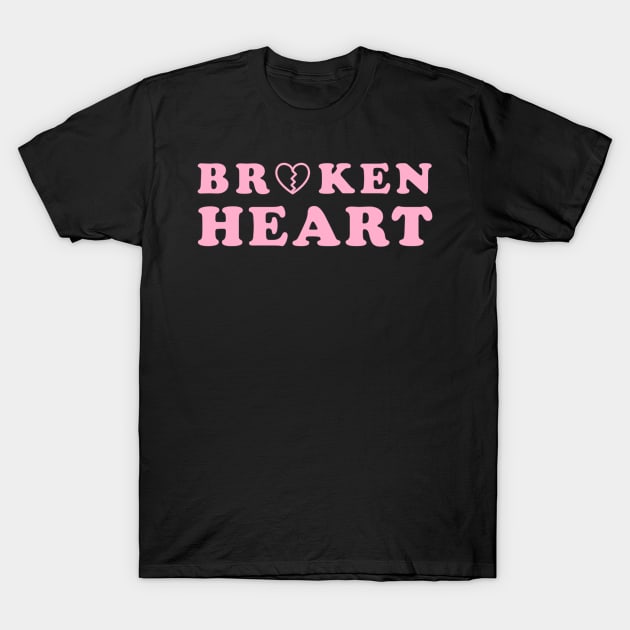 Broken Heart T-Shirt by CityNoir